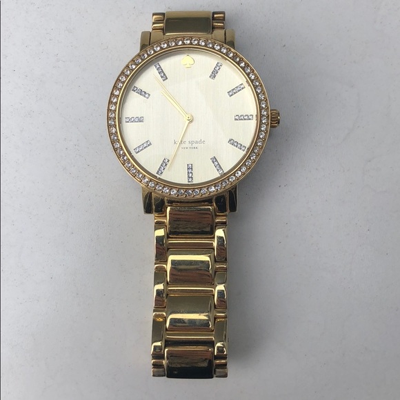 Kate Spade Live Colorfully Women’s Gold Watch 3ATM Water Resistant - Picture 1 of 6